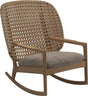 Gloster Kay High Back Rocking Chair Harvest Grade B (WR) Blend Sand 0147 