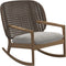Gloster Kay Low Back Rocking Chair Brindle Grade B (WR) Blend Linen 0146 