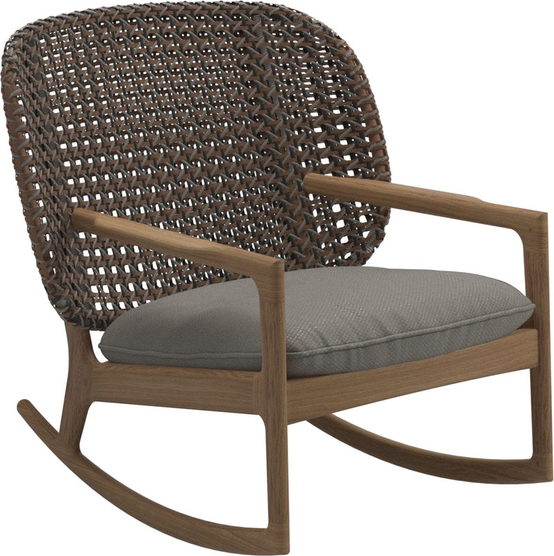 Gloster Kay Low Back Rocking Chair Brindle Grade D (ST) Dot Nimbus 0116 