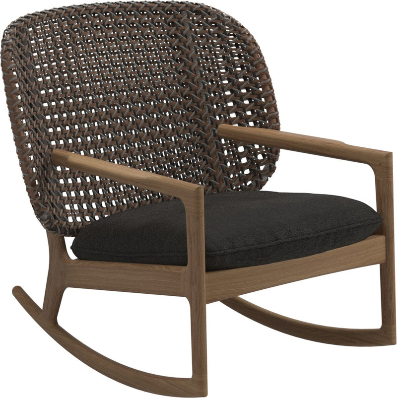Gloster Kay Low Back Rocking Chair Brindle Grade D (ST) Tuck Sable 0123 