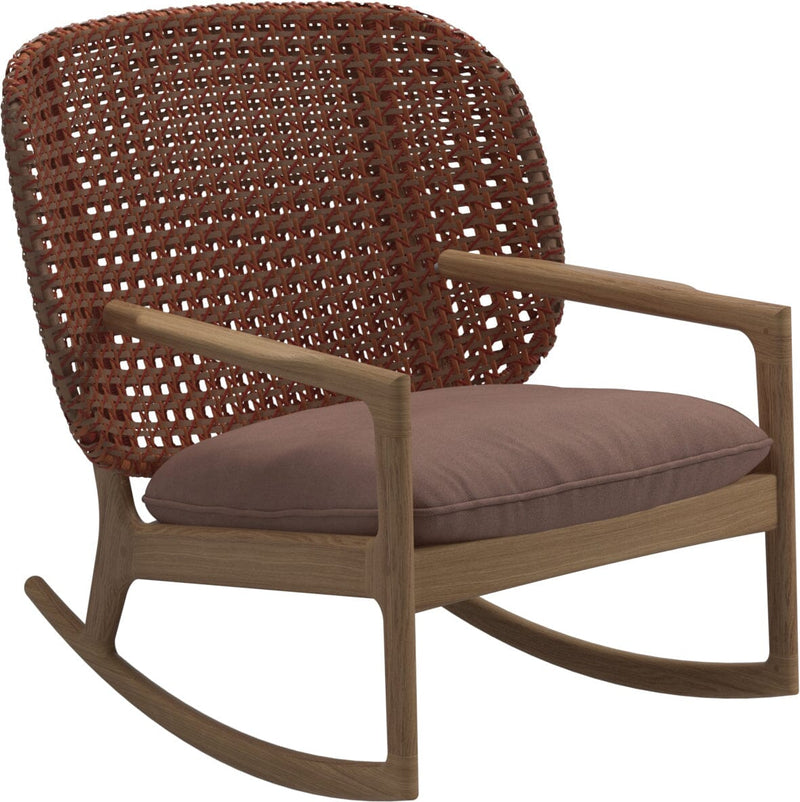 Gloster Kay Low Back Rocking Chair Copper 
