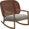 Gloster Kay Low Back Rocking Chair Copper Grade B (WR) Blend Linen 0146 