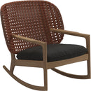 Gloster Kay Low Back Rocking Chair Copper Grade D (ST) Ravel Sable 0120 