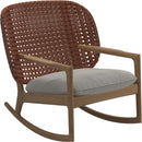 Gloster Kay Low Back Rocking Chair Copper Grade D (ST) Tuck Malt 0122 