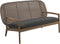 Gloster Kay Low Back Sofa Canapé Brindle Grade B (WR) Blend Coal 0144 