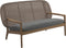 Gloster Kay Low Back Sofa Canapé Brindle Grade B (WR) Blend Fog 0145 