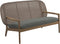 Gloster Kay Low Back Sofa Canapé Brindle Grade C (OP) Lopi Charcoal 0132 