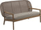 Gloster Kay Low Back Sofa Canapé Brindle Grade D (ST) Dot Oyster 0117 