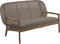 Gloster Kay Low Back Sofa Canapé Brindle Grade D (ST) Ravel Dune 0118 