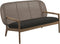Gloster Kay Low Back Sofa Canapé Brindle Grade D (ST) Tuck Sable 0123 