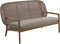 Gloster Kay Low Back Sofa Canapé Brindle Grade D (ST) Wave Buff 0125 