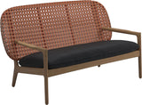 Gloster Kay Low Back Sofa Canapé Copper 