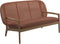 Gloster Kay Low Back Sofa Canapé Copper Grade B (WR) Blend Clay 0143 