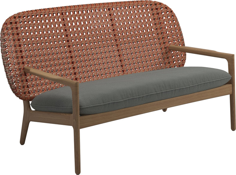 Gloster Kay Low Back Sofa Canapé Copper Grade C (OP) Lopi Charcoal 0132 