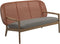 Gloster Kay Low Back Sofa Canapé Copper Grade D (ST) Dot Nimbus 0116 