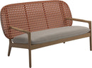 Gloster Kay Low Back Sofa Canapé Copper Grade D (ST) Dot Oyster 0117 