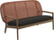 Gloster Kay Low Back Sofa Canapé Copper Grade D (ST) Ravel Sable 0120 