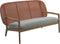 Gloster Kay Low Back Sofa Canapé Copper Grade D (ST) Tuck Dust 0158 