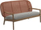 Gloster Kay Low Back Sofa Canapé Copper Grade D (ST) Tuck Malt 0122 