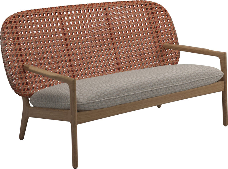 Gloster Kay Low Back Sofa Canapé Copper Grade D (ST) Wave Buff 0125 