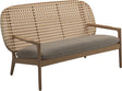 Gloster Kay Low Back Sofa Canapé Harvest Grade B (WR) Blend Sand 0147 