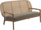 Gloster Kay Low Back Sofa Canapé Harvest Grade B (WR) Blend Sand 0147 