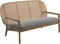 Gloster Kay Low Back Sofa Canapé Harvest Grade D (ST) Tuck Malt 0122 