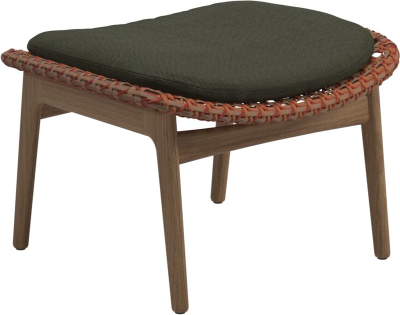 Gloster Kay Repose pieds - Tabouret Copper Grade B (OP) Fife Olive 0041 