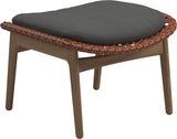 Gloster Kay Repose pieds - Tabouret Copper Grade B (WR) Blend Coal 0144 