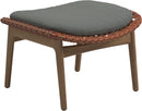 Gloster Kay Repose pieds - Tabouret Copper Grade C (OP) Lopi Charcoal 0132 