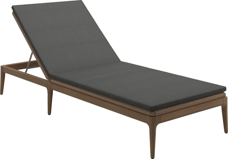 Gloster Lima Chaise longue Grade B (WR) Blend Coal 0144 