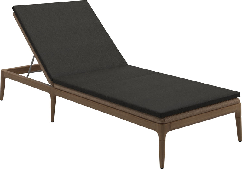 Gloster Lima Chaise longue Grade D (ST) Tuck Sable 0123 