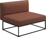 Gloster Maya Centre Unit - Module central 100x86cm Meteor Grade B (WR) Blend Clay 0143 