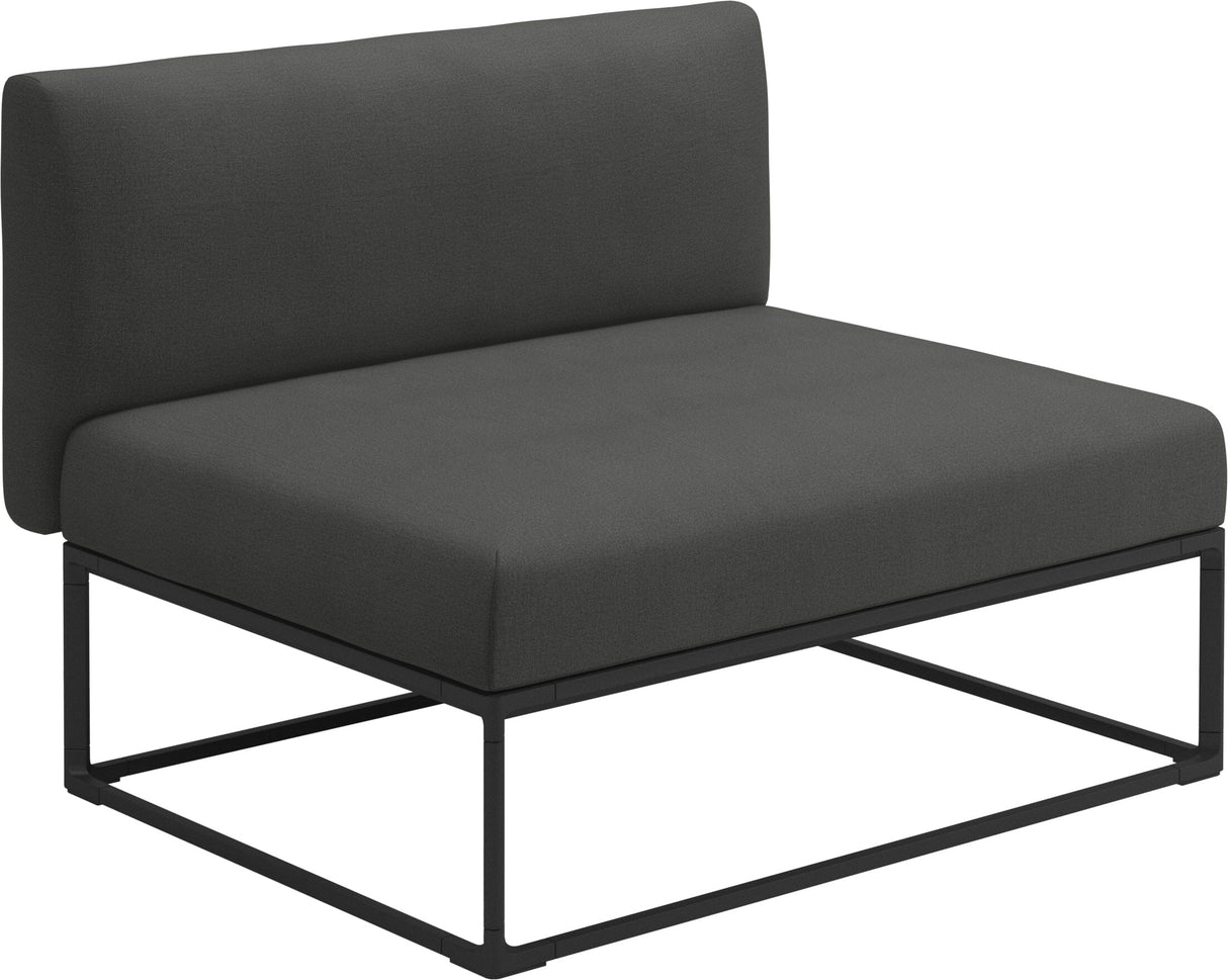 Gloster Maya Centre Unit - Module central 100x86cm Meteor Grade B (WR) Blend Coal 0144 