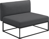 Gloster Maya Centre Unit - Module central 100x86cm Meteor Grade B (WR) Cameron Anthracite 0001 