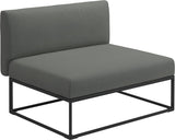 Gloster Maya Centre Unit - Module central 100x86cm Meteor Grade C (OP) Lopi Charcoal 0132 
