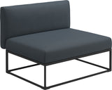 Gloster Maya Centre Unit - Module central 100x86cm Meteor Grade D (ST) Tuck Denim 0157 