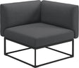 Gloster Maya Corner Unit - Module d'angle 86x86cm Meteor Grade B (WR) Cameron Anthracite 0001 