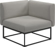 Gloster Maya Corner Unit - Module d'angle 86x86cm Meteor Grade D (ST) Tuck Malt 0122 