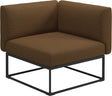 Gloster Maya Corner Unit - Module d'angle 86x86cm Meteor Grade D (ST) Wave Russet 0127 