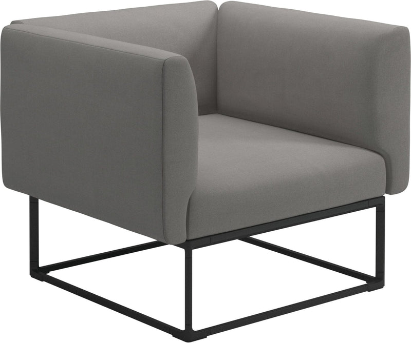 Gloster Maya Fauteuil club - Lounge Chair 97x86cm Meteor Grade B (OP) Fife Canvas Grey 0032 