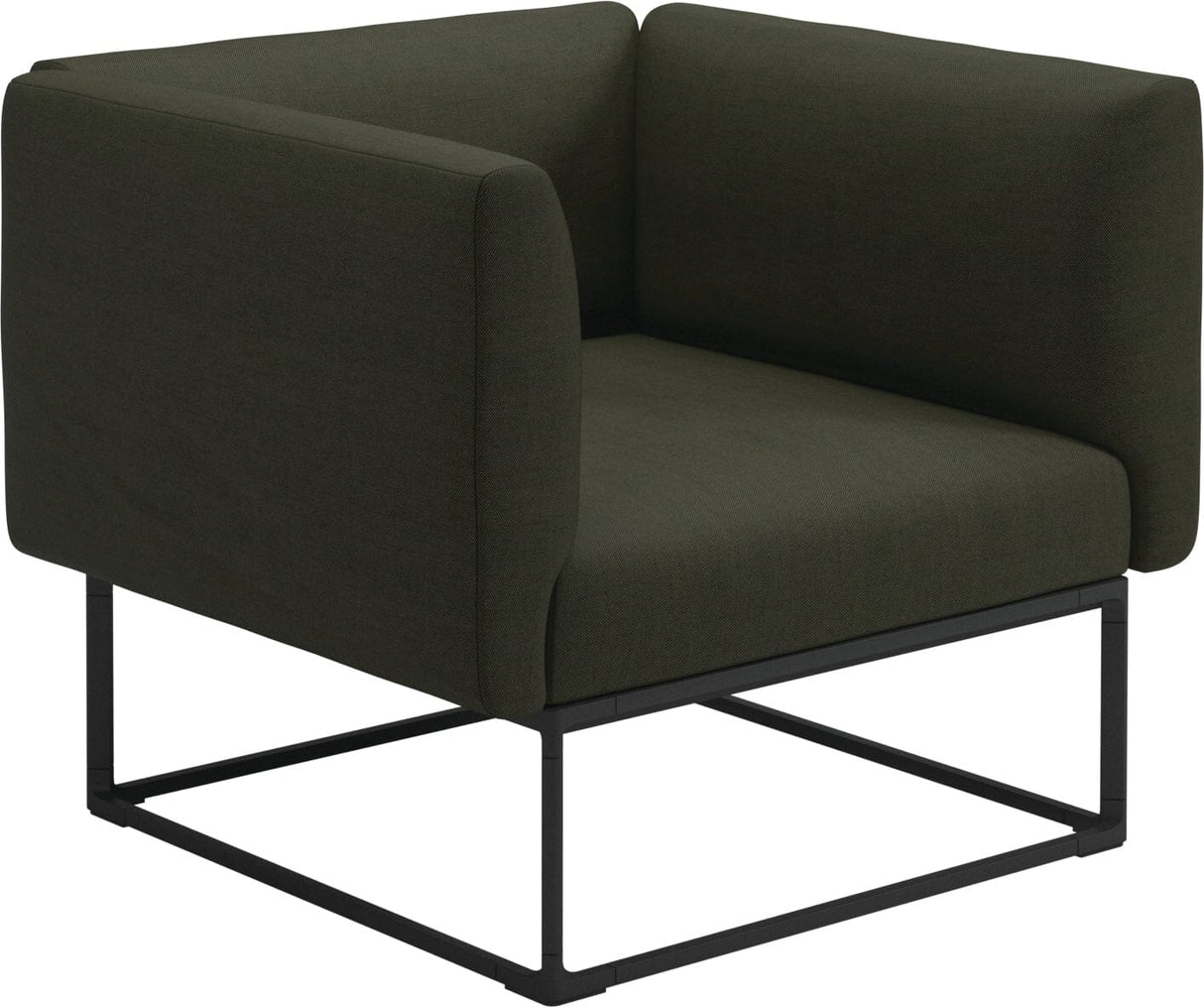 Gloster Maya Fauteuil club - Lounge Chair 97x86cm Meteor Grade B (OP) Fife Olive 0041 