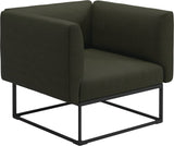 Gloster Maya Fauteuil club - Lounge Chair 97x86cm Meteor Grade B (OP) Fife Olive 0041 