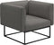 Gloster Maya Fauteuil club - Lounge Chair 97x86cm Meteor Grade B (OP) Fife Rainy Grey 0044 