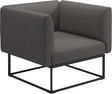 Gloster Maya Fauteuil club - Lounge Chair 97x86cm Meteor Grade B (WR) Cameron Granite 0050 