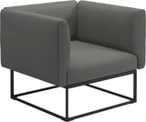 Gloster Maya Fauteuil club - Lounge Chair 97x86cm Meteor Grade C (OP) Lopi Charcoal 0132 