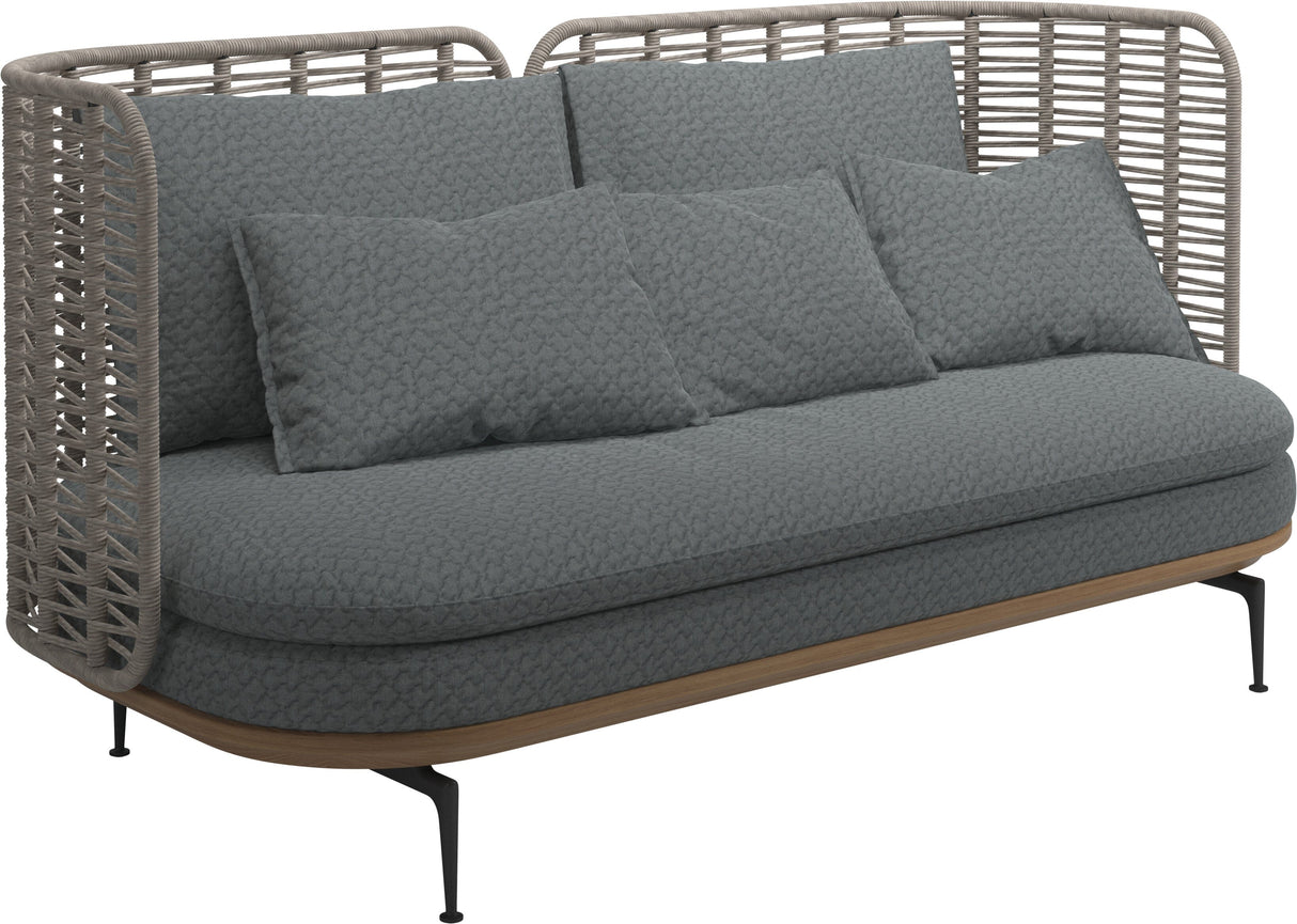 Gloster Mistral Canapé Haut dossier Grade D (ST) Wave Gravel 0159 