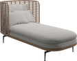 Gloster Mistral Daybed Haut dossier Grade B (WR) Blend Linen 0146 