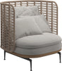 Gloster Mistral Fauteuil club Haut dossier Grade B (WR) Blend Linen 0146 