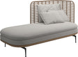 Gloster Mistral Méridienne Droite Haut dossier Grade B (WR) Blend Linen 0146 